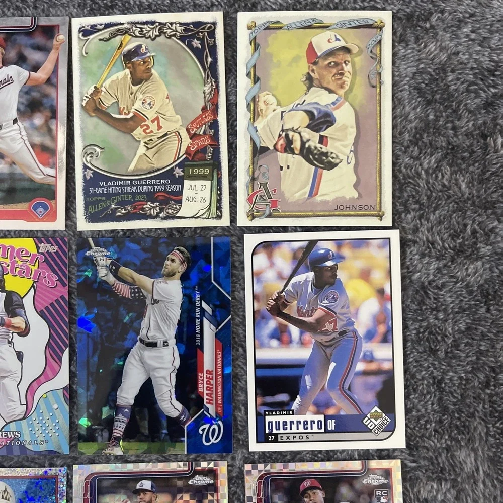 Washington‎ Nationals / Expos Baseball 21 Card Lot - Rookies, Stars, Inserts